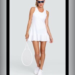 TAIL Colette 32” Tennis Dress in Chalk White Size Small
